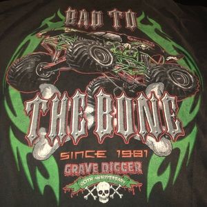 Alstyle Shirts - Grave Digger 20th Anniversary long sleeve shirt XL Alstyle Shirts - Grave Digger 20th Anniversary long sleeve shirt XL